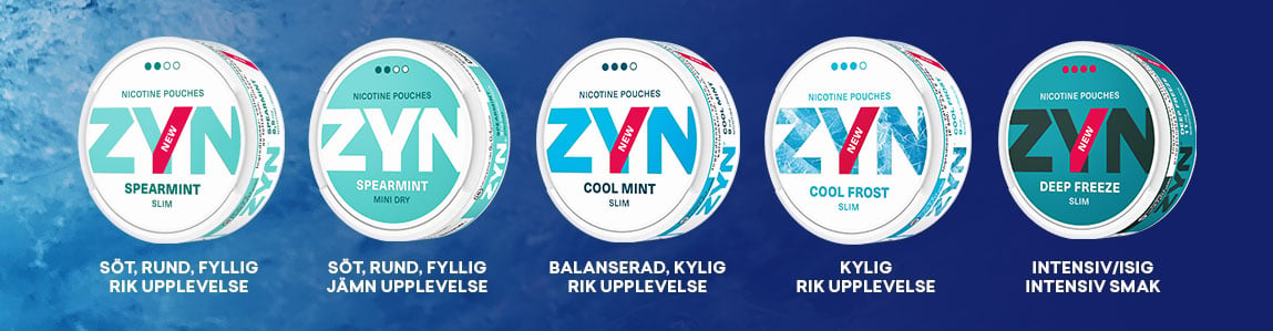 ZYN mintsnus nya produtker