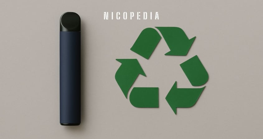 återvinna engångsvape