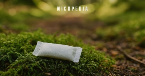 Vitt snus i naturen
