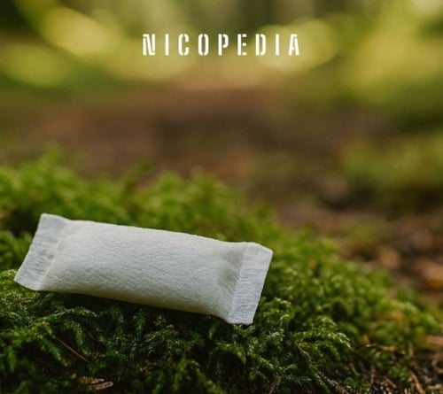 Vitt snus i naturen