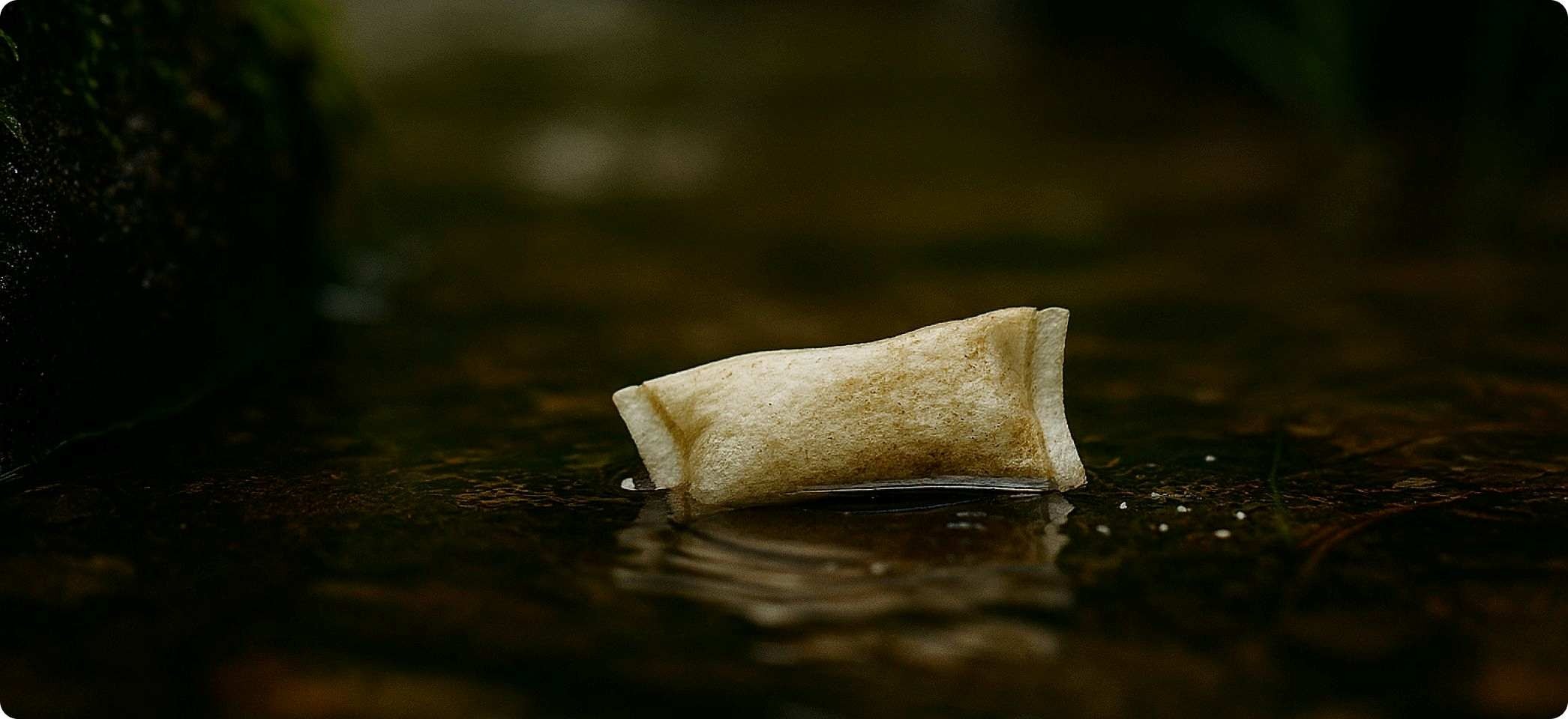 Snus i naturen förorenar vatten