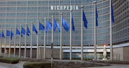 Bild som visar eu-flaggor