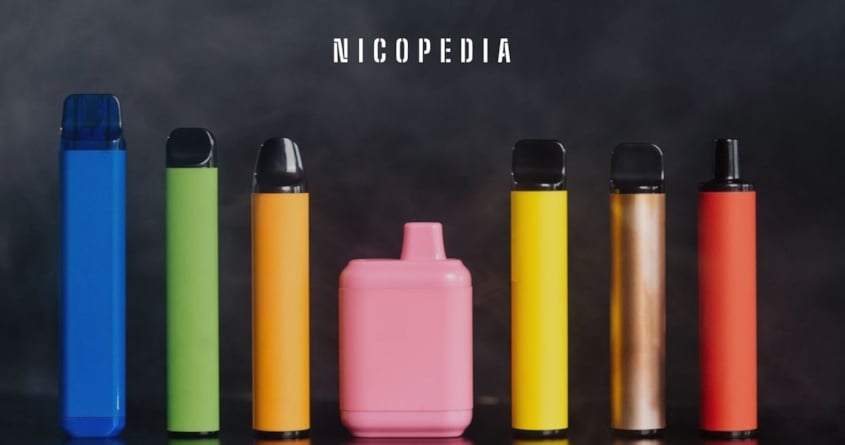 Barnlås på engångsvapes - vapes i olika färger