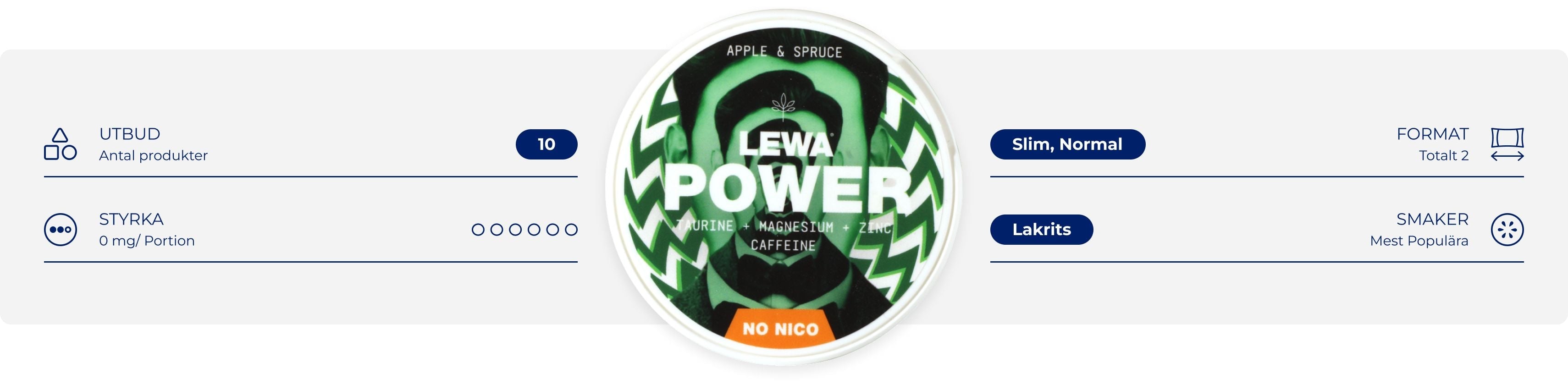 LEWA nikotinfritt snus banner