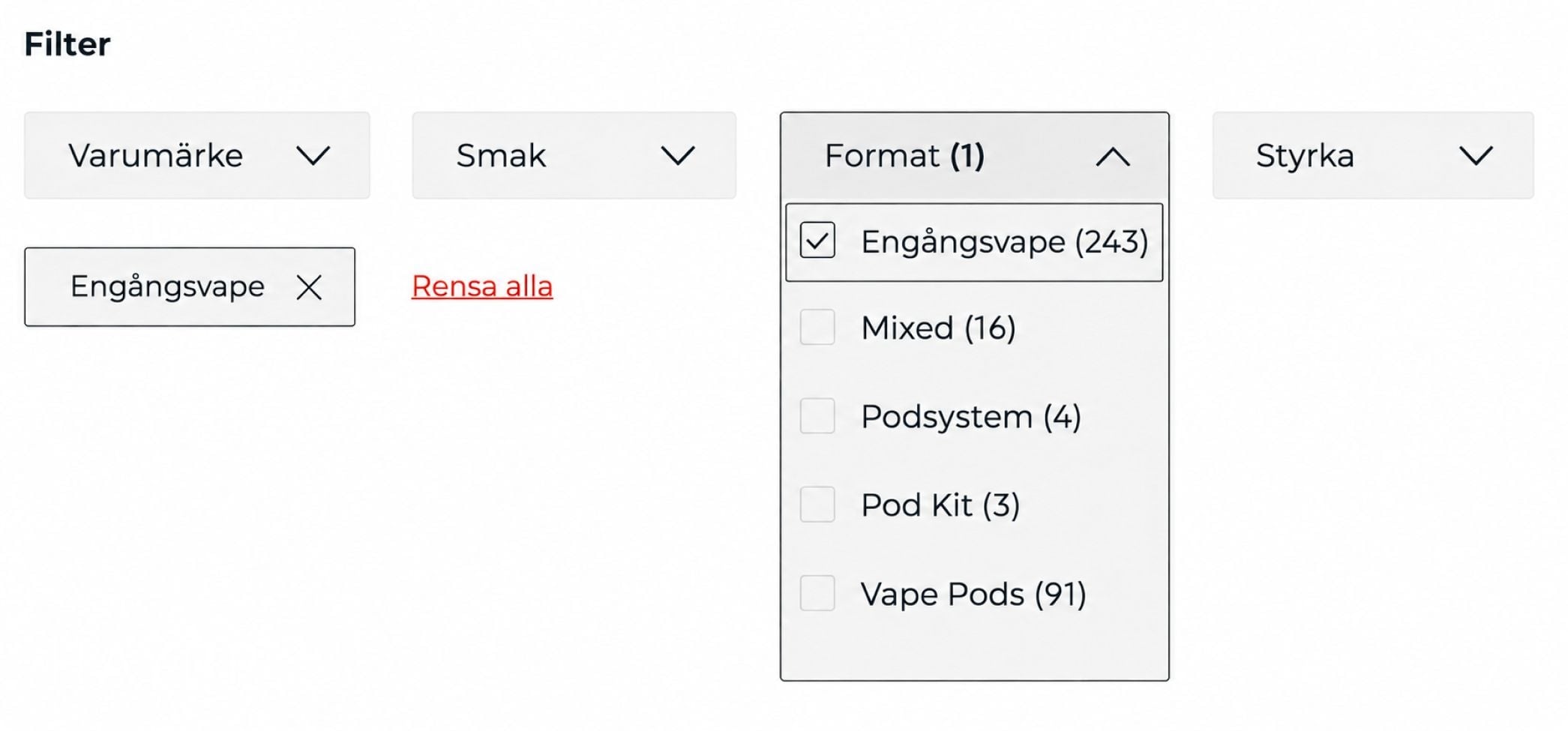 Hur hittar man engångsvapes på Haypp