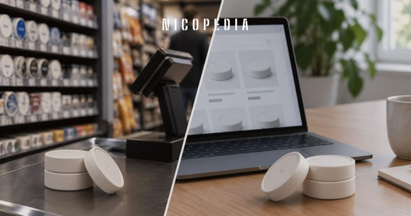 Bilder på vitt snus i butik och online - vad kostar snus 2026?