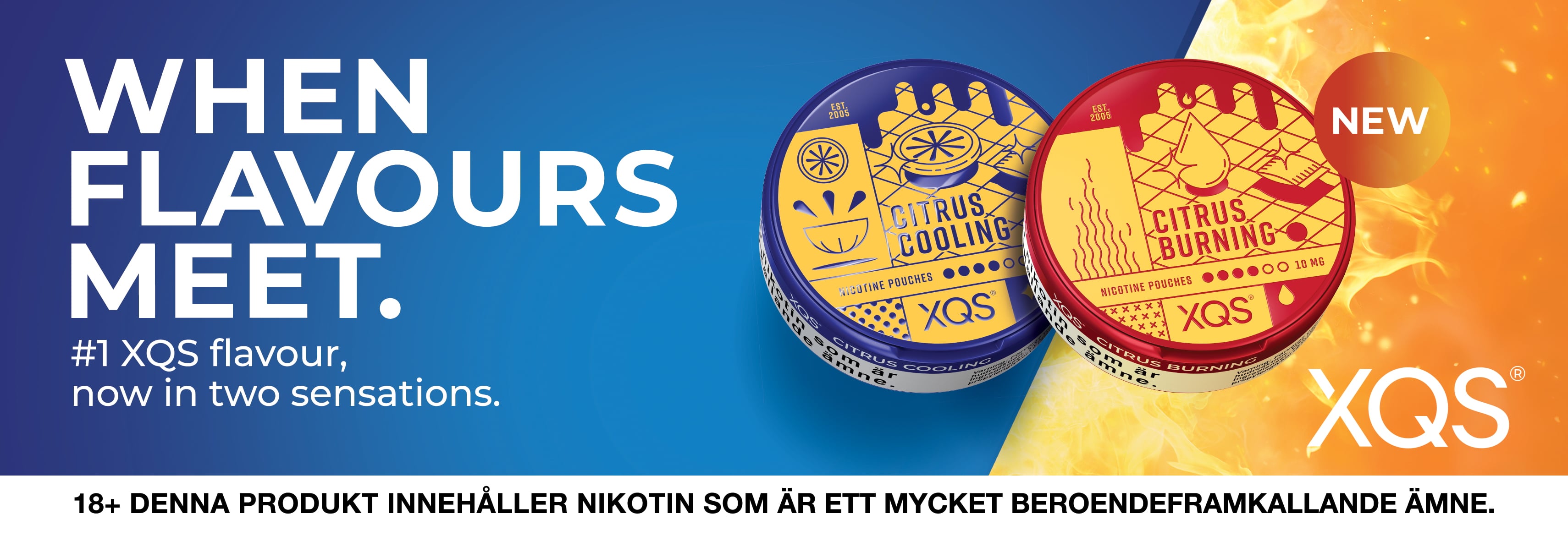 XQS snus banner