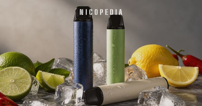 Vad betyder ice, sour och chili i vapes?