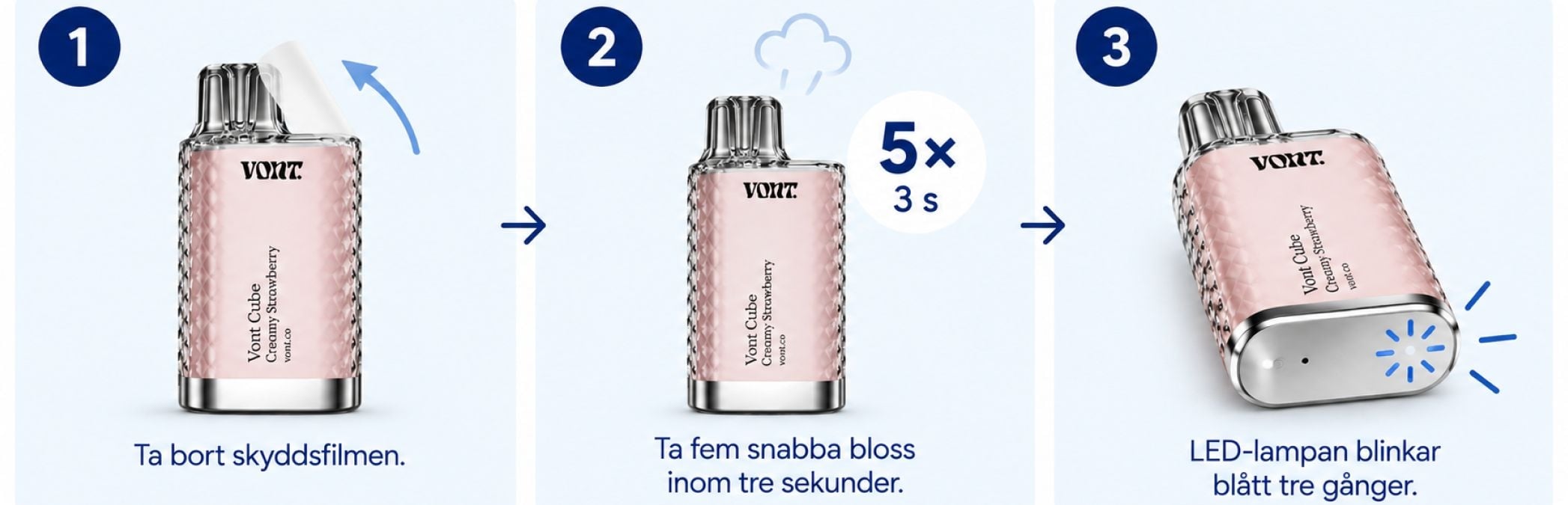Vont vape instruktion för barnlås - hur låser man upp vont vape