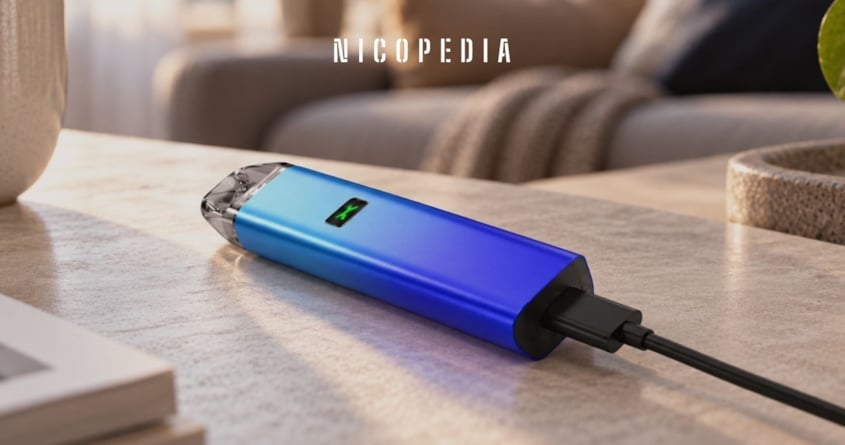 Hur vet man att en vape är fulladdad?