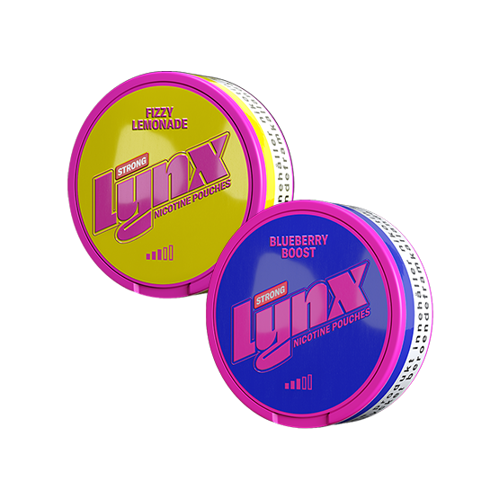 Lynx Mixpack Fizzy Lemonade Strong & Blueberry Boost Strong