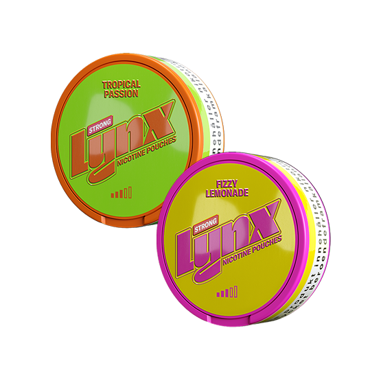 Lynx Mixpack Fizzy Lemonade Strong & Tropical Passion Strong
