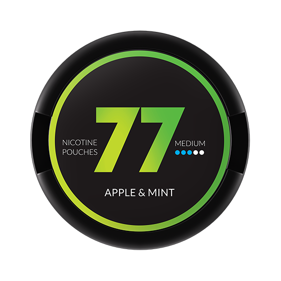 77 Nicotine Pouches Apple & Mint