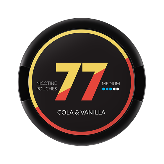 77 Nicotine Pouches Cola & Vanilla