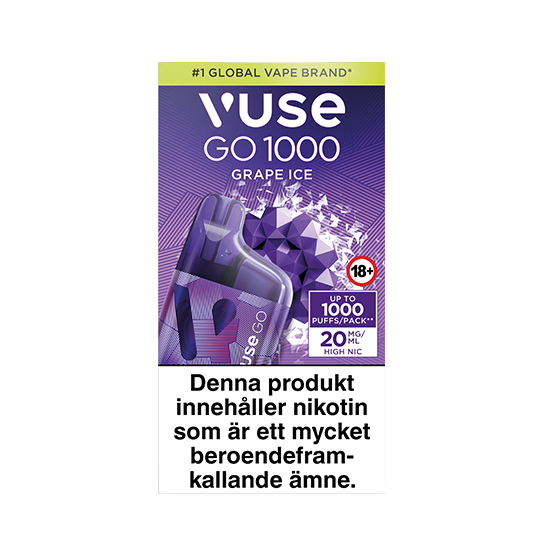 Vuse Go 1000 Box Grape Ice