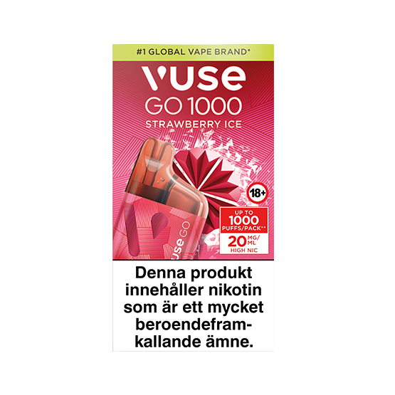 Vuse Go 1000 Box Strawberry Ice