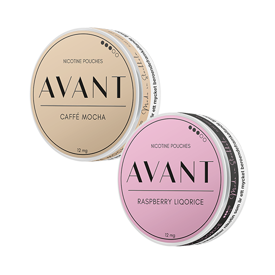 Avant Mixpack 2-pack Caffe Mocha och Raspberry Liqorice