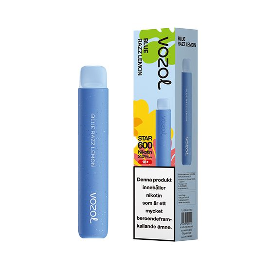 Vozol 600 Blue Razz Lemon