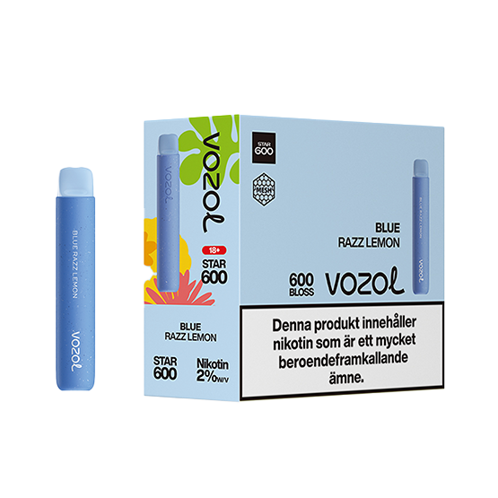 Vozol 600 Blue Razz Lemon