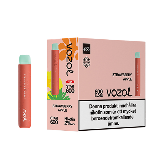 Vozol 600 Strawberry Apple