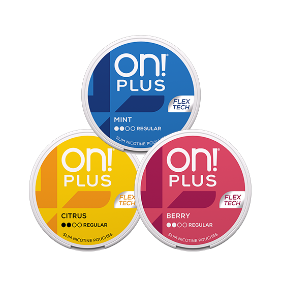On! Plus Mixpack 3p Regular - Mint, Berry, Citrus