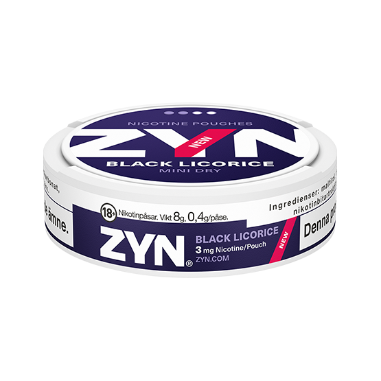 ZYN Black Licorice Mini Dry 3 mg