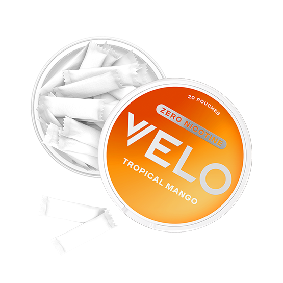 Velo Tropical Mango Zero Nikotinfritt Snus