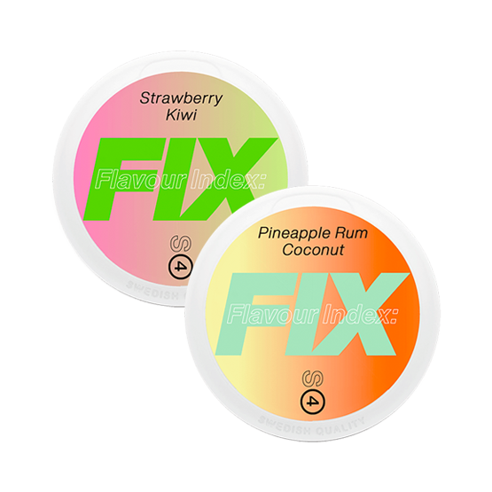FIX Mixpack Pineapple Rum Coconut & Strawberry Kiwi
