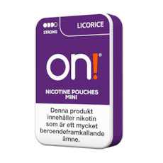 On! Licorice 6 mg Mini Strong