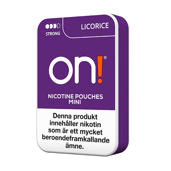 On! Licorice 6 mg Mini Strong