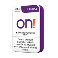 On! Licorice 3 mg Mini Normal