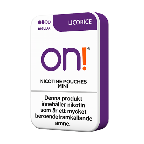 On! Licorice 3 mg Mini Normal