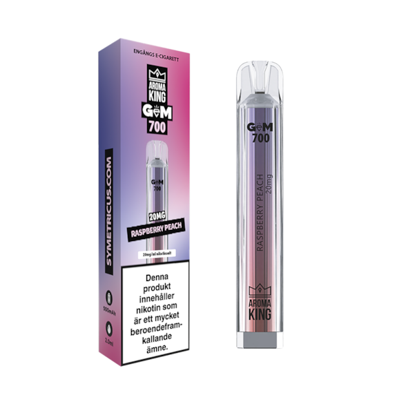 Aroma King Gem Bar Raspberry Peach