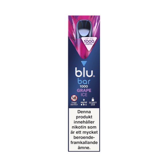 Blu Bar 1000 Grape Ice