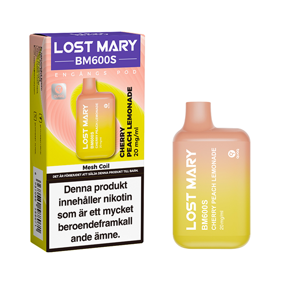 Lost Mary BM600S Cherry Peach Lemonade