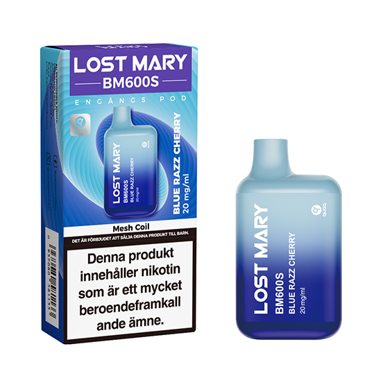 Lost Mary BM600S Blue Razz Cherry