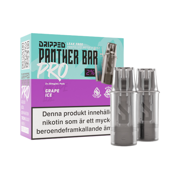 Dripped Panther Bar Pro Mesh Poddar Grape Ice