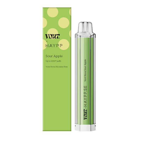 Vont Nova X Haypp Sour Apple 1000