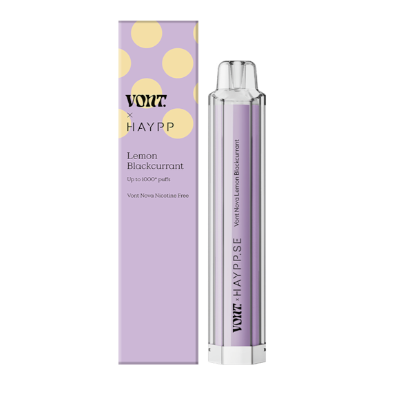 Vont Nova X Haypp Lemon Blackcurrant 1000