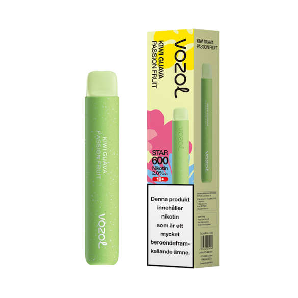 Vozol 600 Kiwi Guava Passion Fruit