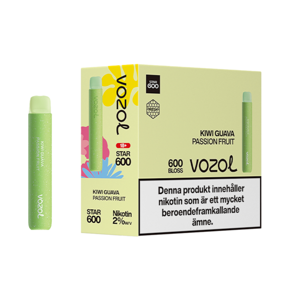 Vozol 600 Kiwi Guava Passion Fruit