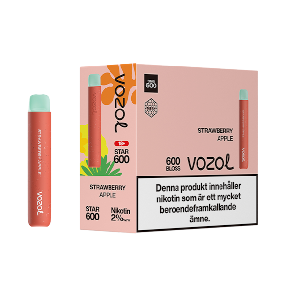 Vozol 600 Strawberry Apple