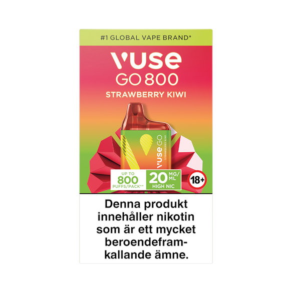 Vuse Go 800 Strawberry Kiwi