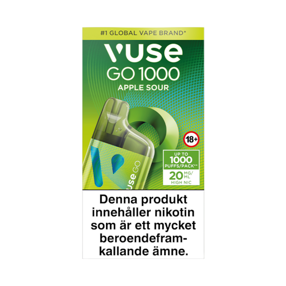 Vuse Go 1000 Box Apple Sour