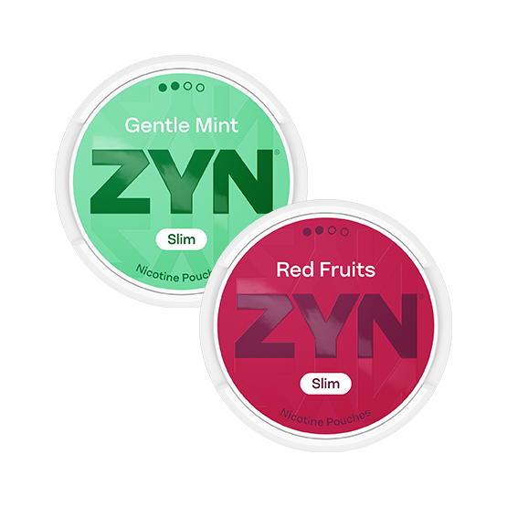 ZYN ZYN Slim S2 Fruity and Minty 2p Mint