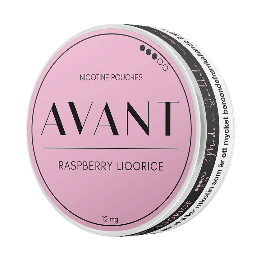 Avant Avant Raspberry Liqorice Normal – nikotinpåsar