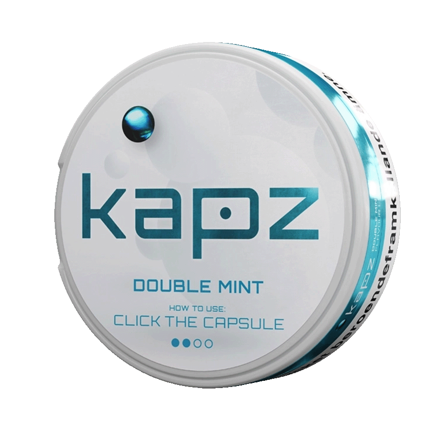 Kapz Kapz Double Mint Mini Light – nikotinpåsar