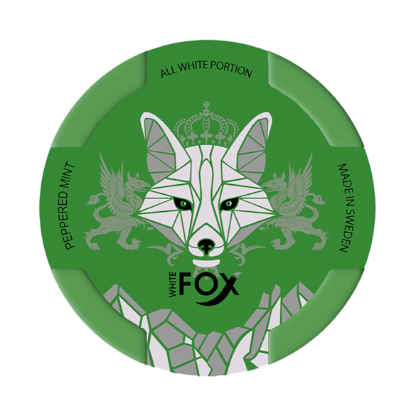 White Fox Peppered Mint Slim Extra Strong
