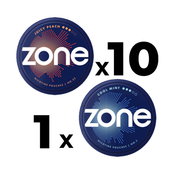 10p Juicy Peach #3 + 1p Cool Mint #3