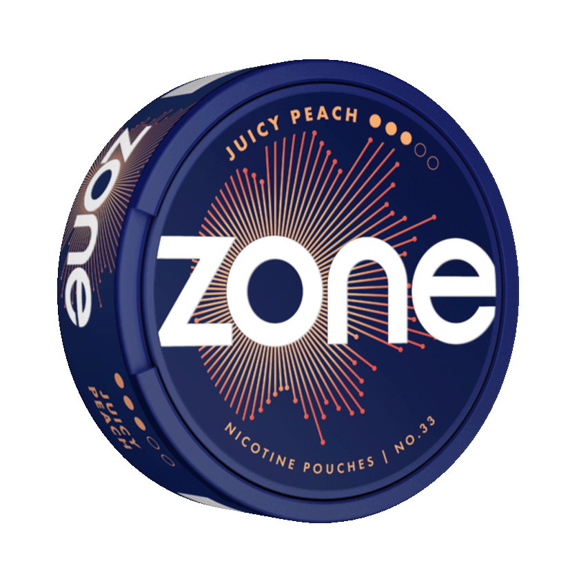 Zone ZONE No33 Juicy Peach 3 Strong – nikotinpåsar